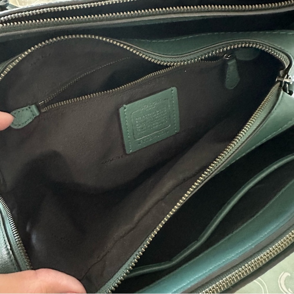 EUC Coach F57276 Brooklyn Carryall Leather Multiple Compartment Bag Purse - Picture 7 of 12